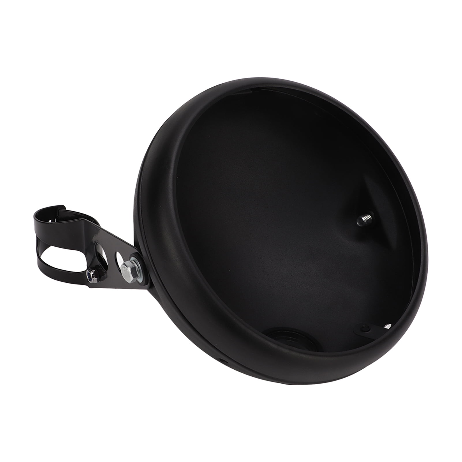 Boîtier De Phare LED Moto 7" Universel + Supports De Fourche 35-43mm Chrome