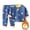 Blue, variant on Toddler Boys Girls Thermal Underwear Set Fleece Lined Base Layer Long Johns Baby Kids Cute Printed Sets Cotton Warm Clothes(4-5 Years)Sky Blue