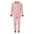 thumbnail image 2 of Family Matching Christmas Pajama Set Christmas Pattern Long Sleeve Tops Elastic Waist Pants, 2 of 10