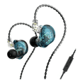 thumbnail image 1 of Audífonos In-ear Trn Cs2 Azul Transparente,con Micrófono Malubero Malu1482, 1 of 3