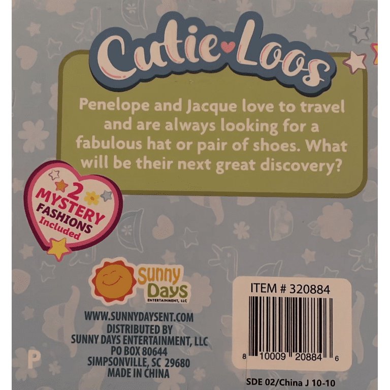 Cutie Loos mix and match friends Penelope and Jacque with 2