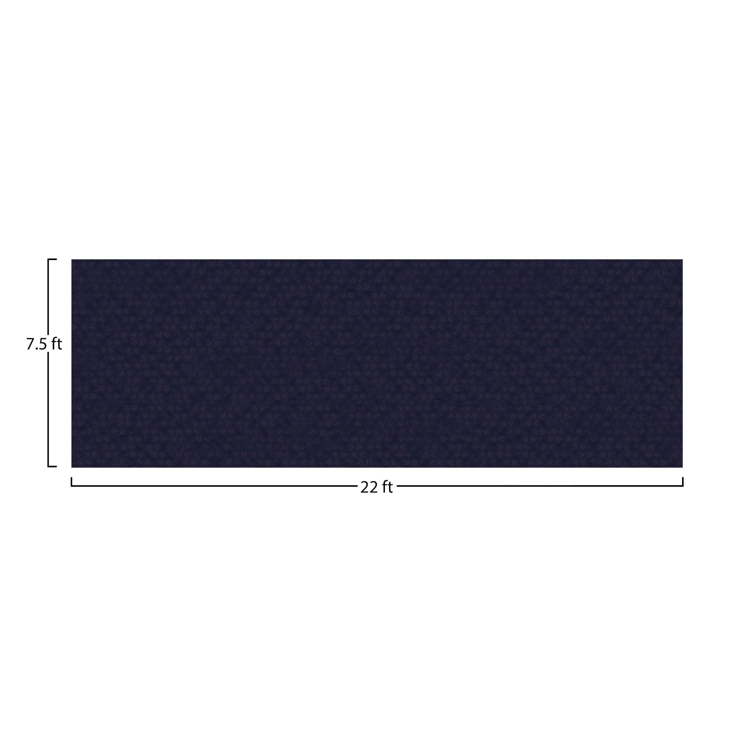 G-Floor Drip & Dry Indoor Outdoor Absorbent Floor Mat (7.5' x 22') in Blue
