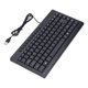 thumbnail image 2 of Teclado con cable Mini 87 teclas USB escritorio portátil accesorios de ordenador para oficina inglés, 2 of 8