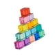 thumbnail image 5 of Juego de bloques de construcción arcoíris apilables, juguete sensorial, suave, colorido y transparente. 15 piezas, 5 of 9