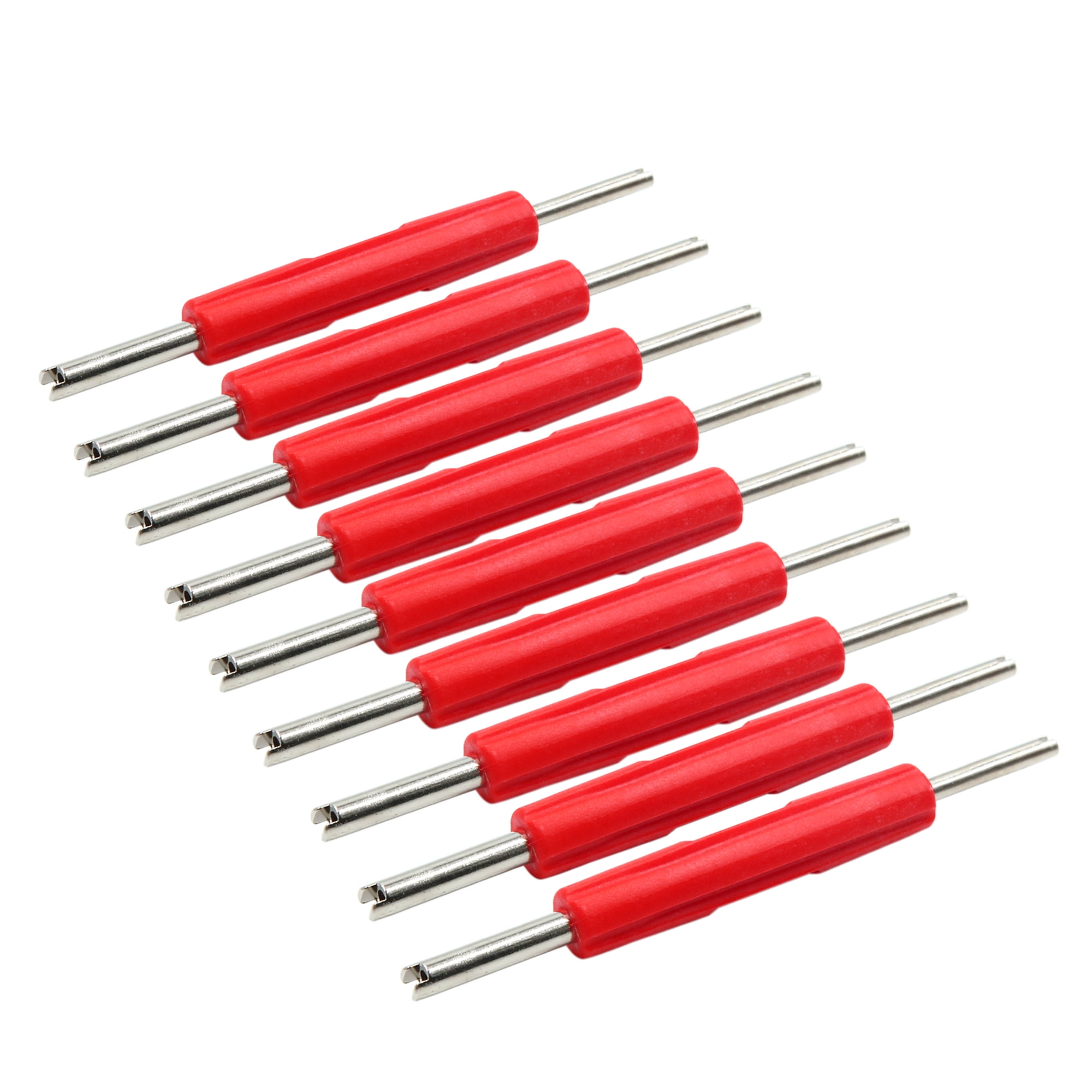 9pcs Red Car Single HeadTire Valve Stem Core Remover Tyre Repair Tool