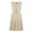 Khaki, variant on Girls School Uniform V-Neck Pleated Jumper, Sizes 4-20 & Plus