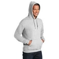 thumbnail image 3 of Gildan Heavy Blend Men’s Fleece Hooded Sweatshirt, Soft Pullover Pocket Hoodie, Ash, Size S, 3 of 5