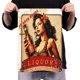 thumbnail image 1 of Placa Metal Vintage para Niña Pintura Hierro Rectangular Pared Y Bar 30x40cm, 1 of 9