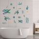 thumbnail image 3 of 2 pegatinas de pared The TurtleWall pegatinas murales para dormitorio, sala de estar, pared de TV, 3 of 5