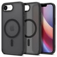 thumbnail image 1 of Funda Spigen Ultra Hybrid MagFit para iPhone 16e Frost, color negro, 1 of 8