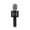 Silver, variant on The portable Bluetooth karaoke microphone has features such as the ability to connect via wireless Bluetooth and create high-quality karaoke sound effects