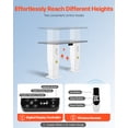 thumbnail image 4 of VEVOR 260 lbs Adjustable Electric Table Lifting Column System 14.2-31.1 in Height Range, 4 of 9