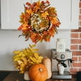 thumbnail image 6 of 24in Farmhouse Wreath Outside Indoor Decor Large Harvest Crafts Wreaths Rustic Thanksgiving Halloween, 6 of 8