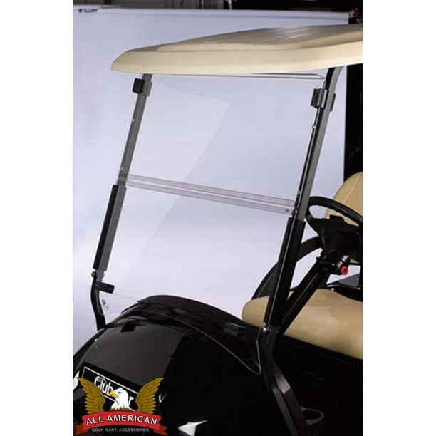 Club Car Precedent Golf Cart ALL AMERICAN™ Folding Flip Windshield