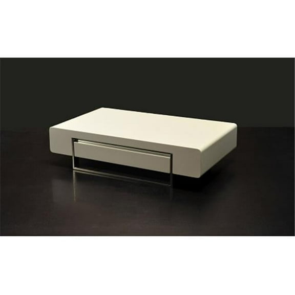 J & M Furniture 17888 Modern Coffee Table 902A in White