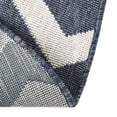 thumbnail image 5 of Unique Loom Outdoor Coastal Collection Area Rug - Dalgalar (4' 1" Round Navy Blue/Ivory), 5 of 9