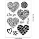 thumbnail image 2 of Custom Moon Theme PVC Plastic Clear Stamps for DIY Scrapbooking Photo Album Decorative Cards Making Heart 160x110mm, 2 of 7