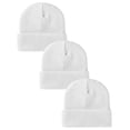 thumbnail image 1 of Gorro De Invierno Hombre Para Clima Frío 3Piezas Blanco Unitalla, 1 of 5