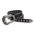 thumbnail image 1 of 1 par de jeans punk con correa de cuero con tachuelas y 107 cm de largo y 2,3 cm de ancho., 1 of 5
