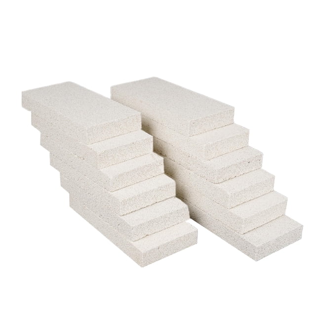 Ladrillo refractario aislante Deouss, 28 piezas, 9 x 4,5 x 3,2 cm, 1260 °C