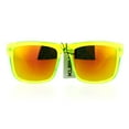 thumbnail image 2 of Kush Mens Neon Pop Horn Rim Sport Horned Sunglasses Green, 2 of 4