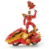 Power Rangers Dino Thunder: Raptor Cycle With 6th Riding Ranger