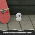thumbnail image 4 of Raindrops 2Pcs White PU Skateboard Wheels High Hardness Smooth Riding Street Replacement Wheel Set for Skateboard, 4 of 8
