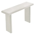 thumbnail image 2 of Modway Relic Modern Wood & Cement Concrete Console Table in White, 2 of 3
