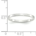 thumbnail image 2 of Quality Gold 1WFLL020-8.5 10K 2 mm White Gold LTW Flat Band - Size 8.5, 2 of 3