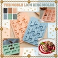 thumbnail image 3 of 3D Tiger Ice Cube Mold, Silicone Candy Molds 9 Cavity,6.2*8.5 in,Tiger Ice Cube Tray for Baking, Cupcake Topper, Pudding, Butter, Gelatin, Jelly, Bath Bomb, Candle, Plaster, Resin, Clay., 3 of 6