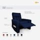 thumbnail image 2 of Sillón Reclinable Onstore Reposet London Lino Marino, 2 of 10