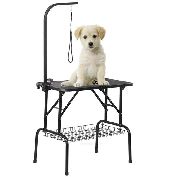 Yaheetech Professional 32" Foldable Pet Grooming Table W/Arm & Noose