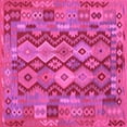 thumbnail image 1 of Ahgly Company Indoor Square Oriental Pink Traditional Area Rugs, 6' Square, 1 of 4