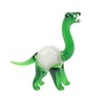 thumbnail image 4 of Dinosaurio de cristal para niños, regalo de inauguración de la casa, hecho a mano para terraza, patio, césped. Verde, 4 of 9