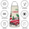 thumbnail image 6 of Easygdp Merry Christmas 1 Apron Waterdrop Resistant with 2 Pockets,Oil Resistant Cooking Kitchen Chef Apron for Women Men, 6 of 7