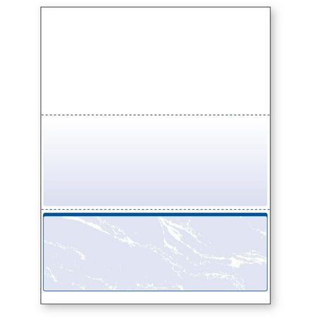 Beware Business Security Paper - DocuGard, PRB04517, High Security Blue Marble Business Checks with 11 Features to Prevent Fraud, 500 / Ream, Marble Blue