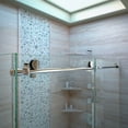 thumbnail image 5 of DreamLine Enigma-X 32 1/2 in. D x 60 3/8 in. W x 76 in. H Fully Frameless Sliding Shower Enclosure in Brushed Stainless Steel, 5 of 11