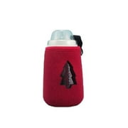 Kids Baby Pouch Bottle Cover Holder Insulated Warmer Lanyards Size S/Red Color