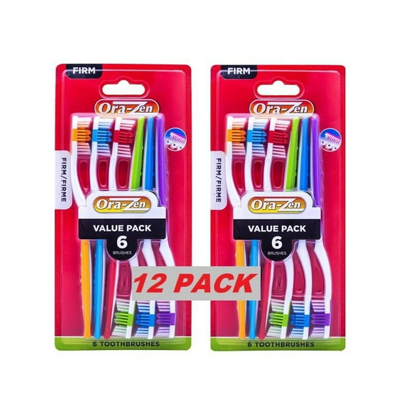 Orazen Extra Hard OIF8 and Firm Bristle Adult Toothbrush 12-Count