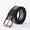 (Casual 70)Black, variant on DayScoop Mens Belt Versatile Waistband Canvas Woven Porous No Need Punching Nylon Belt