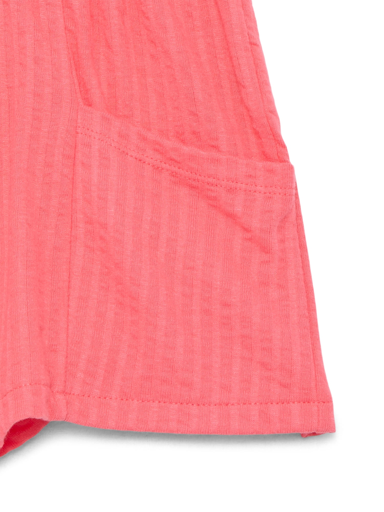 Wonder Nation Little Girls Knit Paperbag Shorts, Sizes 4-10
