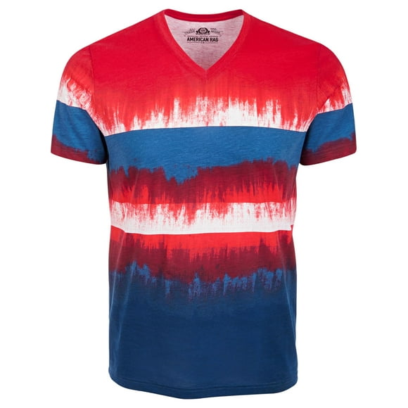 Mens Colorblock Dip-Dye T-Shirt