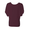 thumbnail image 3 of Bella + Canvas 8821 Ladies' Flowy Draped Sleeve Dolman T-Shirt, 3 of 3