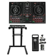 Hercules DJ CONTROL INPULSE 300 8-Pad DJ Controller w Sound Card+Stand+Mic