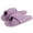 Purple, variant on Women's Fuzzy Slippers Cross Band Memory Foam House Slippers Open Toe Slides Indoor / Outdoor Shoes, Purple