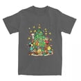thumbnail image 1 of Camiseta navideña de Snoopy y Charlie Brown, camisetas informales, camisetas de manga corta, camisetas de verano 100 % algodón, camisetas de cuello redondo de talla grande, 1 of 5