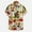 Beige, variant on BLTIBY Christmas Shirt for Men Lapel Button Down Short Sleeve Hawaiian Shirts Xmas Santa Printed Casual Holiday Beach Shirts Tops Green 3XL