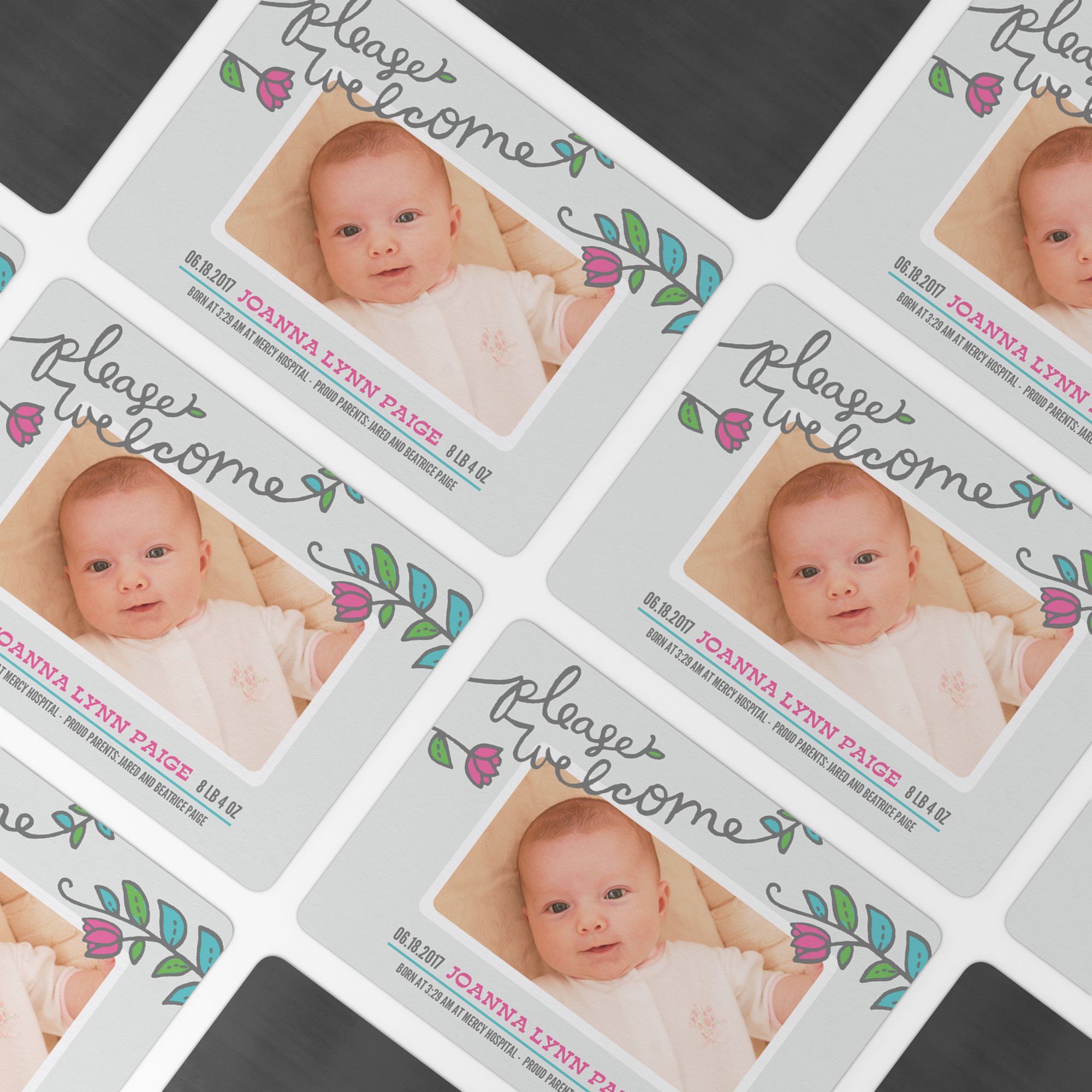 5.5" x 4" Custom Event Magnets with Envelopes, Full-Color Vinyl, Set of 20 by Magnetize