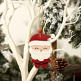 thumbnail image 2 of Vikakiooze 2022 Christmas Wooden Pendant Hollow Painted Pendant Christmas Tree Decoration DIY Ornaments Christmas Decorations, 2 of 7