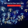 thumbnail image 2 of 10 luces LED de fibra óptica con forma de medusa, de 30 cm, para exteriores, para Navidad, con forma de diente de león, para fiestas y jardín, 2 of 5